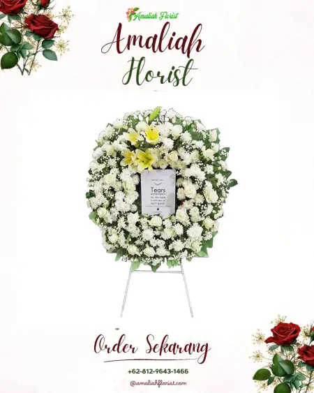 Krans Bunga Duka Juli